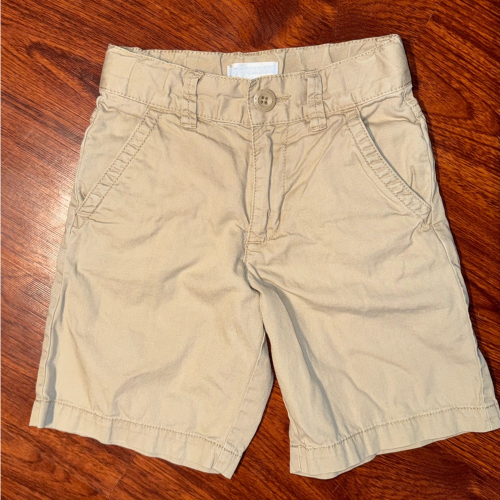 OLD NAVY Khaki SHORTS BOY’S 4T 4 Chino Casual Bottoms Preppy Adjustable Waist
